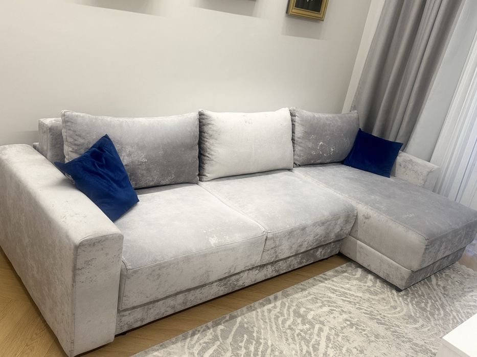 Диван для гостиной, угловой, раздвижной