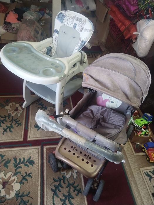 Велосипед коляска машина стуля детский