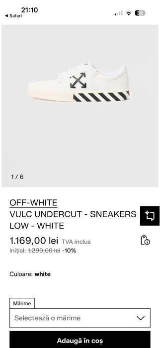 Off White Vulc Undercut
