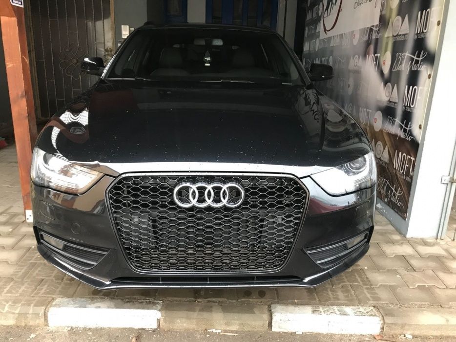 Set grila centrala + grile proiectoare RS look AUDI A4 B8.5 FACELIFT