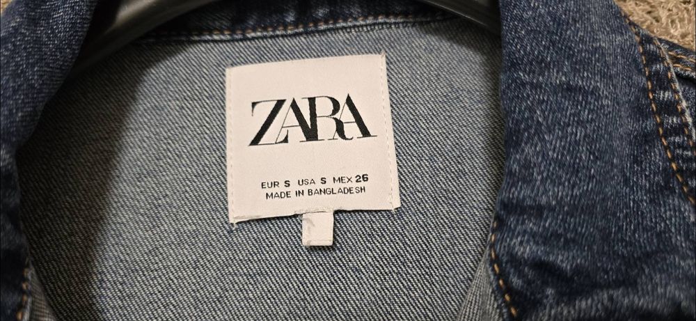 Дамско оригинално дънково якенце.  ZARA