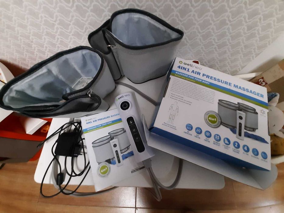 Масажор за крака, ръце , тяло WELLNEO AIR PRESSURE MASSAGER-4 в 1