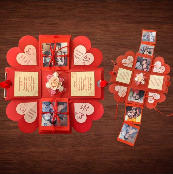 Експлодираща кутия със снимки