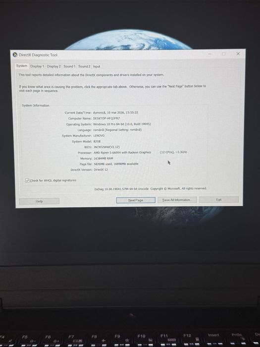Lenovo Ideapad Gaming 3 in garantie - Ryzen 5 6600h RTX 3050 16GB DDR5 1TB SSD