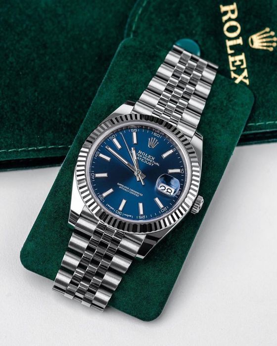 ceas rolex datejus blue dial 41,mm