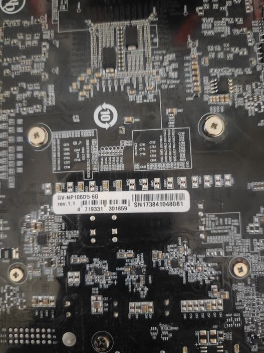 Видеокарта Gigabyte GTX 1060 6GB Mining (GV-NP106D5-6G)