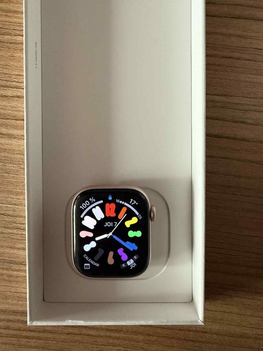 Apple Watch 10 GPS, Carcasa Rose Gold Aluminium 42mm,