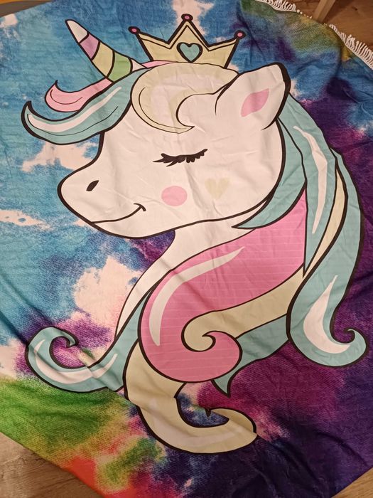 Кръгла плажна хавлия,кърпа нова микрофибъра