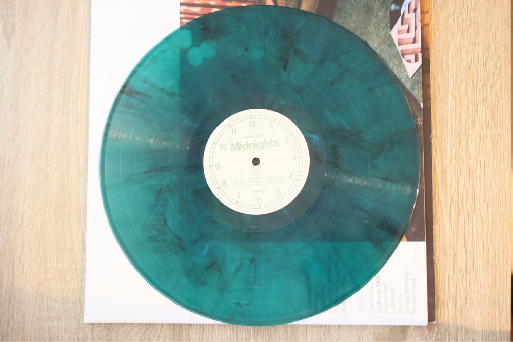 Vinyil vinil taylor swift midnights verde smarald