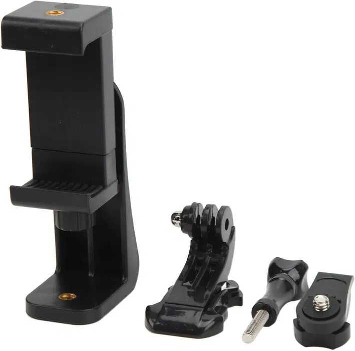 GoPro комплект 5в1 с нагръдник, стойка за телефон и 360° адаптер нови