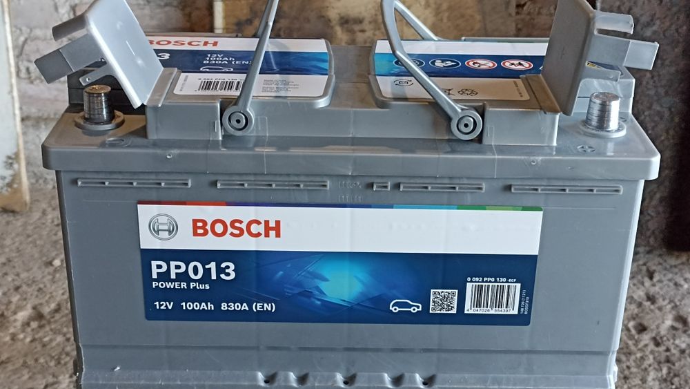 Акумулатор Бош  Power plus 100A . Нов