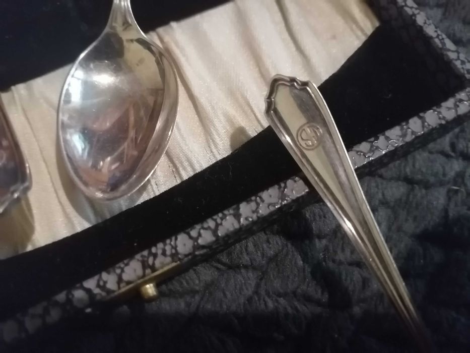 Lingurite argint masiv 925 sterling silver model deosebit made in UK