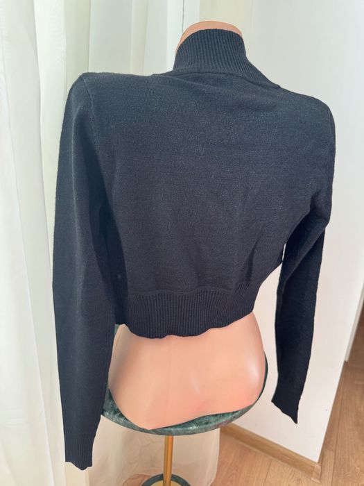 Cardigan negru cu particule sclipitoare Collectif XXS/UK 6