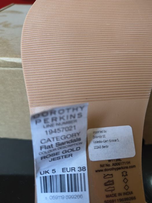 Дамски Сандали - 38 - ROSE GOLD!