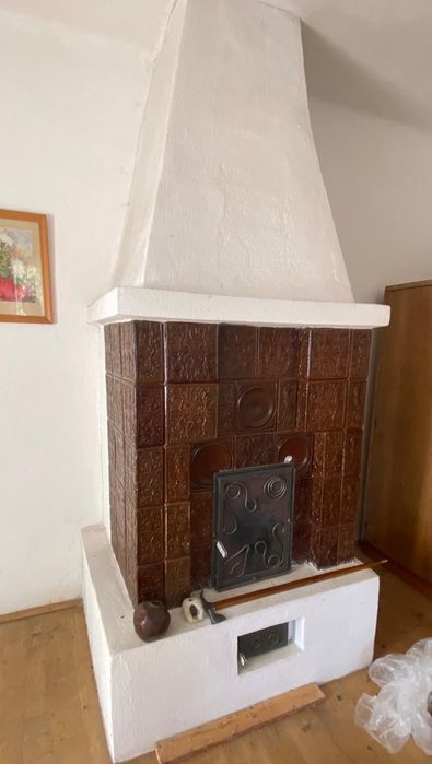 Sobă de teracotă demontată