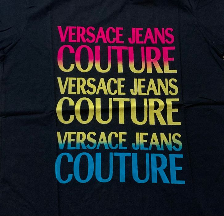 Нови мъжки тениски Versace Couture налични в черно