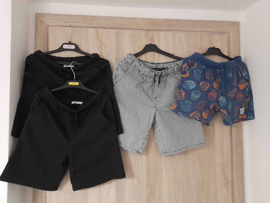 Lot 7 perechi pantaloni scurti baieti 140-146