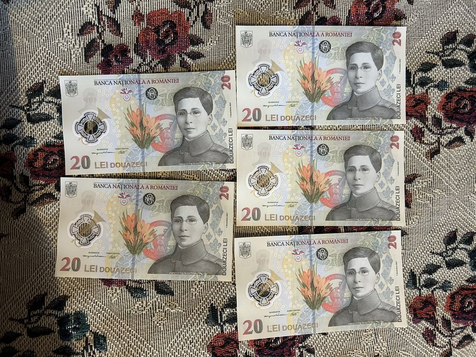 5 bancnote de 20 de lei