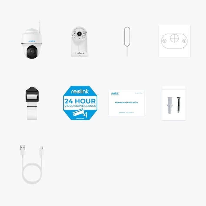 Camera de supraveghere Wi-Fi Reolink Argus B420, 3MP, Baterie