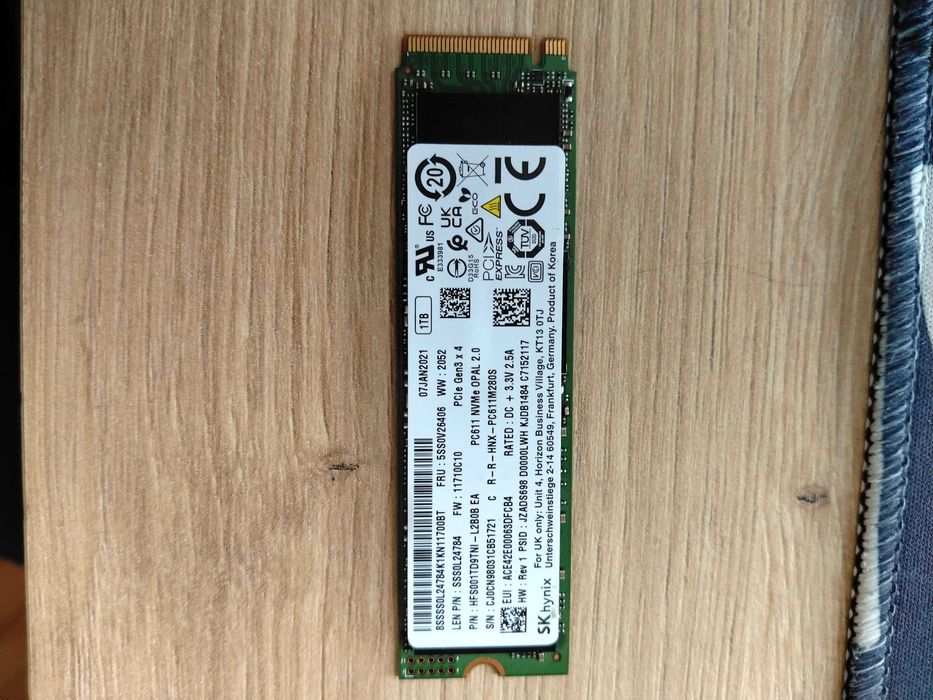 1TB SSD SK Hynix Gen 3x4