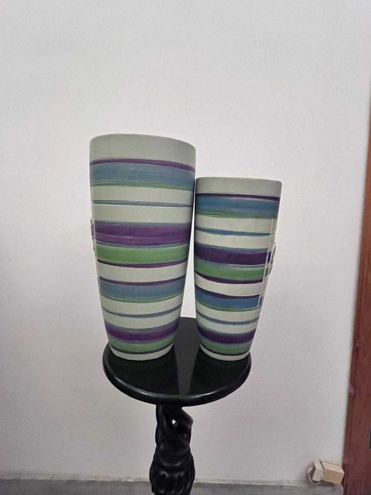 Set doua bibelouri bibelou vaze ceramice deosebite ieftine mari