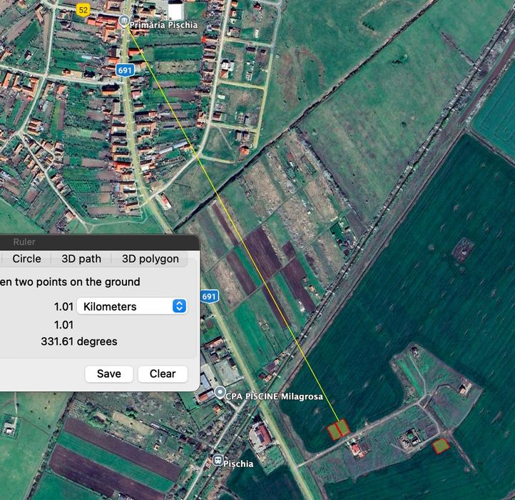 Terenuri Pișchia (692mp - 797mp) | 1 km de Primărie  | PUZ & Utilități
