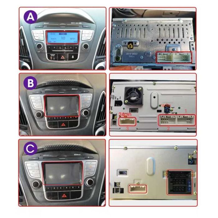 HYUNDAI IX35 TUCSON 2009-2015 - 7'' андроид навигация, 9784K