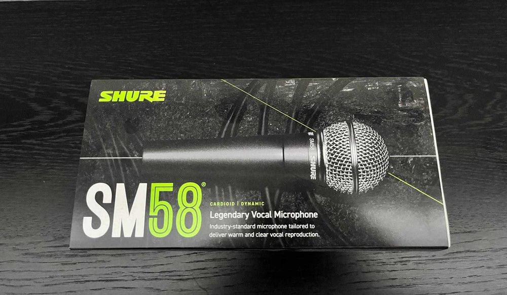 Професионален вокален микрофон за сценични и студийни изпълнения SM-58