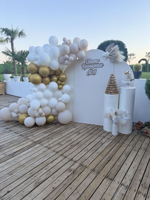 Стилна празнична декорация за Вашия специален ден