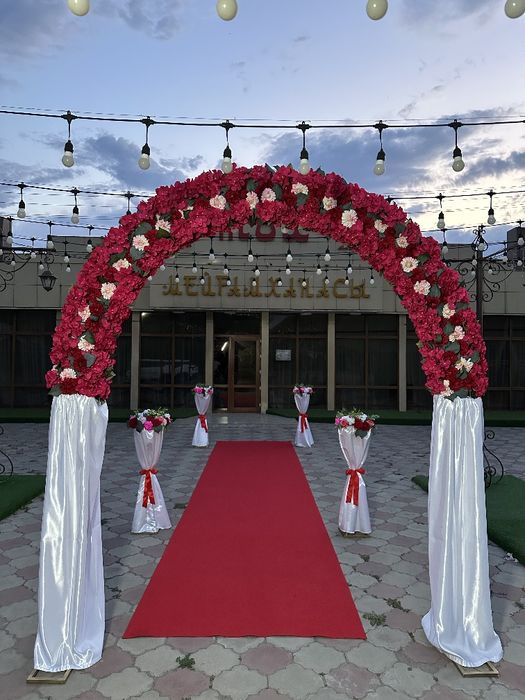 Оформление мероприятий Құдалық тойға арка