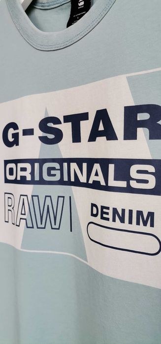 Tricou barbati G-Star Raw bumbac organic mărimea L imprimeu grafic