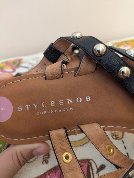 Сандали Stylesnob естествена кожа 38 номер
