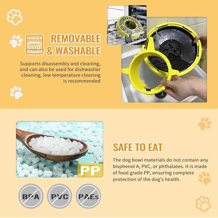 Cloudeck Slow Feeder Dog Bowl Купа-Играчка пъзел за кучета