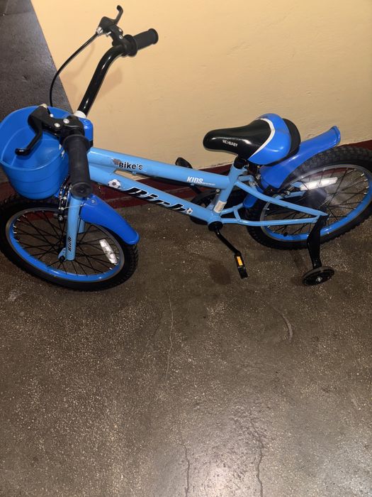 Bicicleta copii albastra