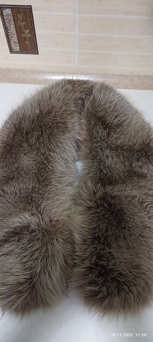 Мех воротник, писец очень красивый