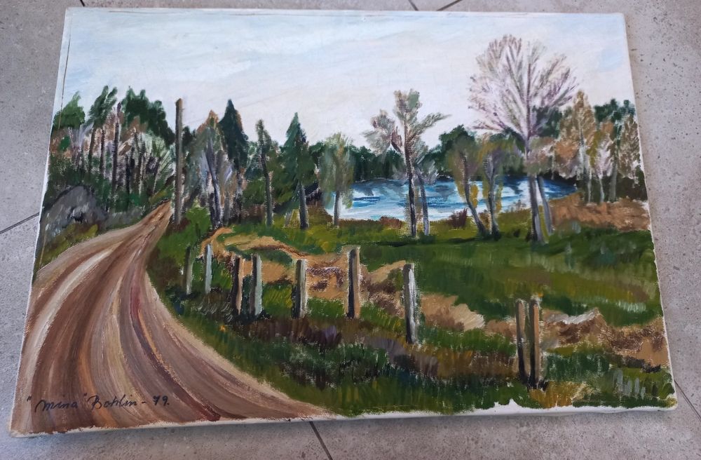 Reducere !!!Tablou superb , cu peisaj