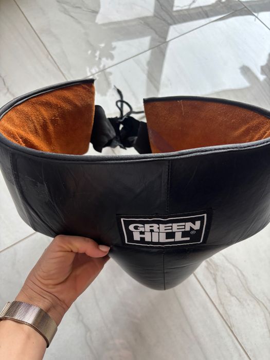 протектор за бокс от естествена кожа за слабиниGreen Hill