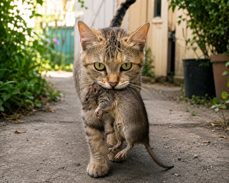 Котенок от крысоловки мальчик