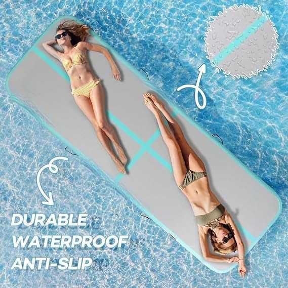 Saltea de gimnastică gonflabilă  500x100x20cm ,cu pompa inclusa