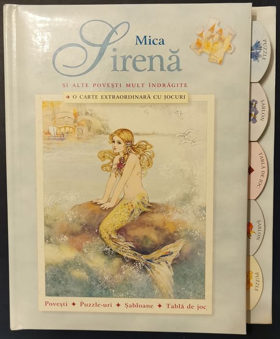 Carti+joc copii,Disney,Mica sirena,De ce iubim zanele.
