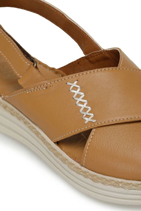 Кожаные босоножки Polaris