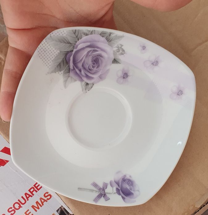 Set farfurii lila 30 piese