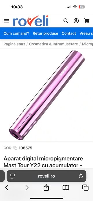 Aparat micropigmentare Mast Tour Y22