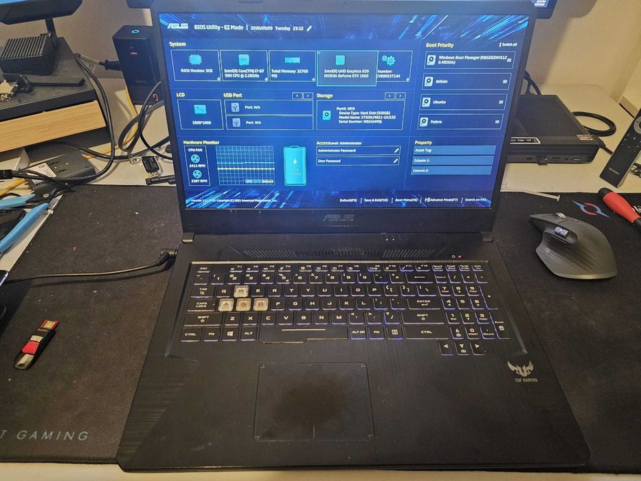 Laptop gaming ASUS TUF FX705G 1TB/32GB/6GB GTX1060