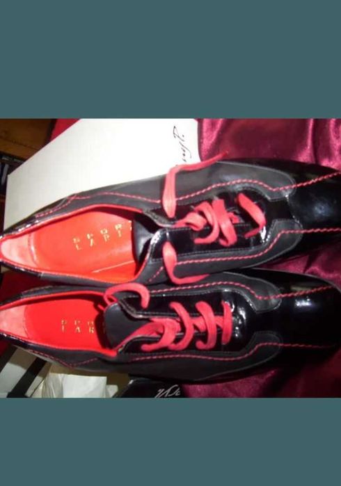 Pantofi dama Lario piele-lac si interior mar 41 noi