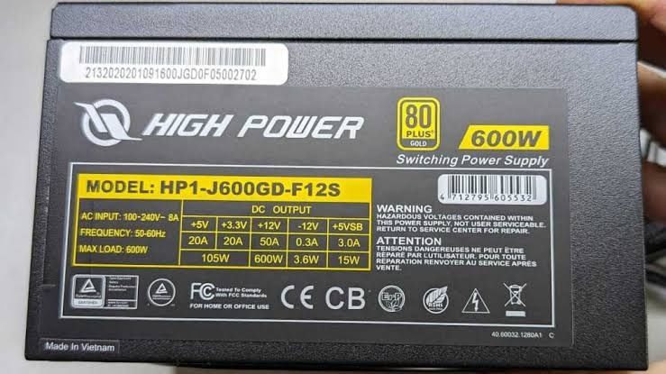 Блоки питания 600w