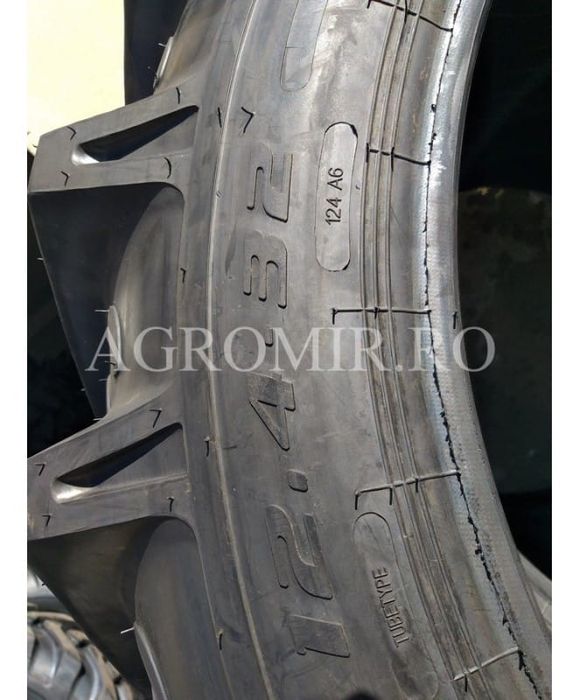 Anvelopa 12.4-32 KABAT SGP-04 8PR [125 A6] TT  Cauciucuri tractor, Fiat, Case, Fendt, John Deere, New Holland, Massey Ferguson, UTB   Cauciucuri tract