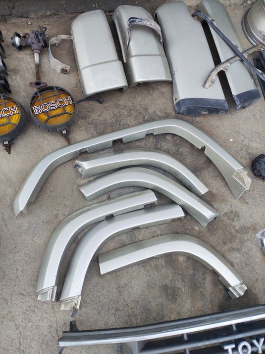 Ласты бампера Прадо 78