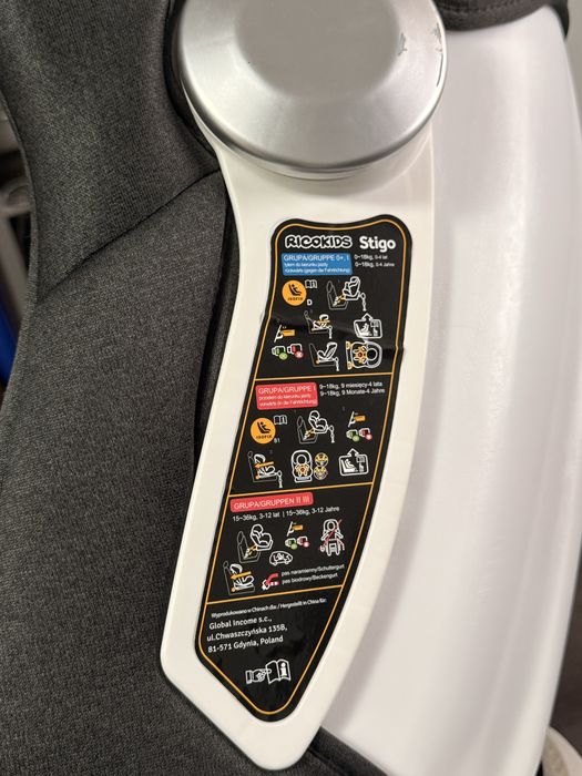 Scaun auto copii ricokind stigo model rotativ 360