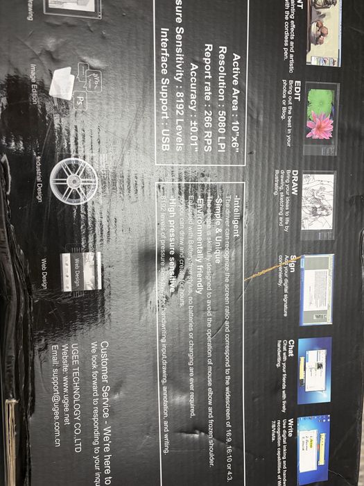 M708 GRAPHICS TABLET графический планшет для рисования без стилуса